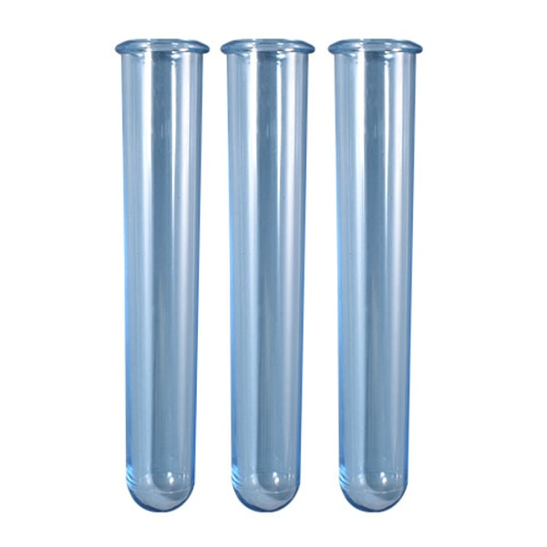 Provrör Blomkruka Form av lera DIY Handgjord heminredning blue 3pcs