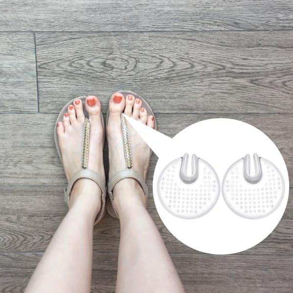 12 par gel mellanfotsdynor för stringsandaler flip flops Army green
