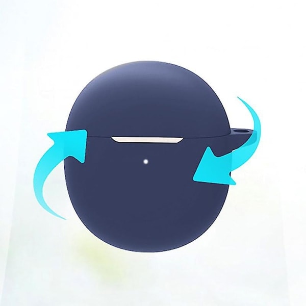 För Oneplus Nord Buds Ce Dammtät flexibelt case Cover Case Skal med bakspänne (gul)