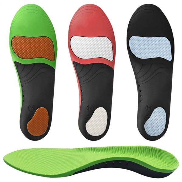 Orthotic Shoe Insoles High Arch Support Inserts for ar Gray XS(35-37)