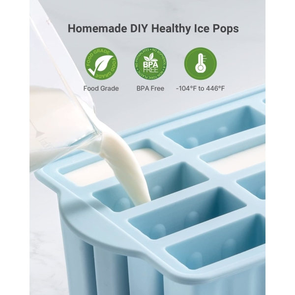 Popsicles Molds. 12 bitar molds