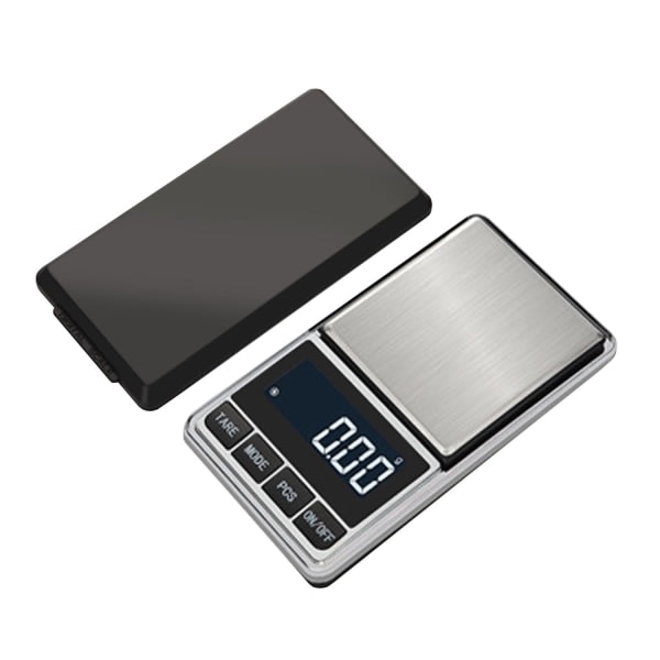 Digital minisalös, 0,1 - 500 gram Svart