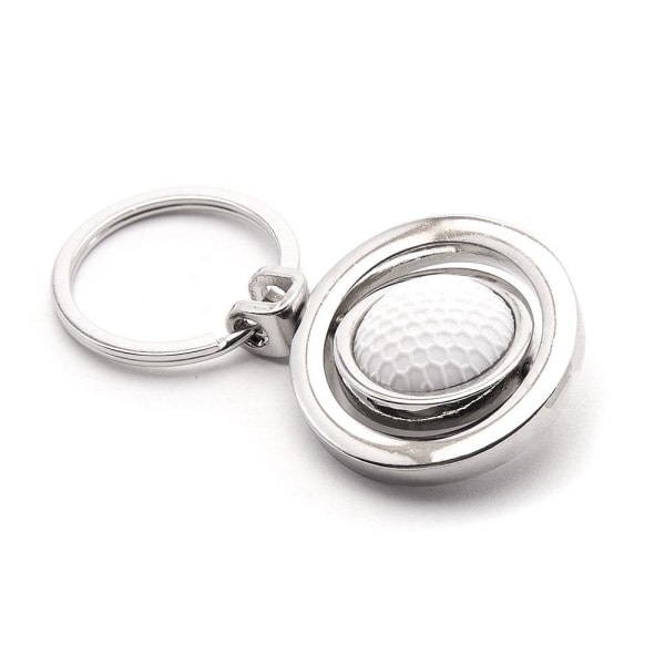 Nyckelring - Golfboll Silver