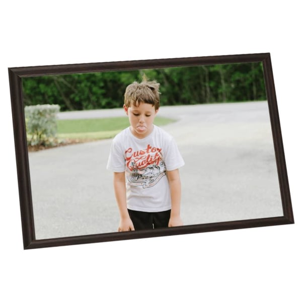 vidaXL Fotoramar 3 st för bord svart 21x29,7cm MDF Svart