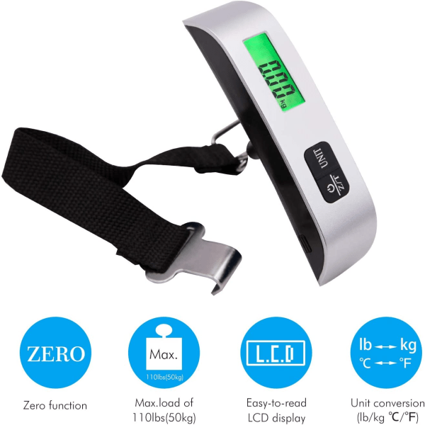 Fishing Scale Hook Scale Handheld Express Travel Scale
