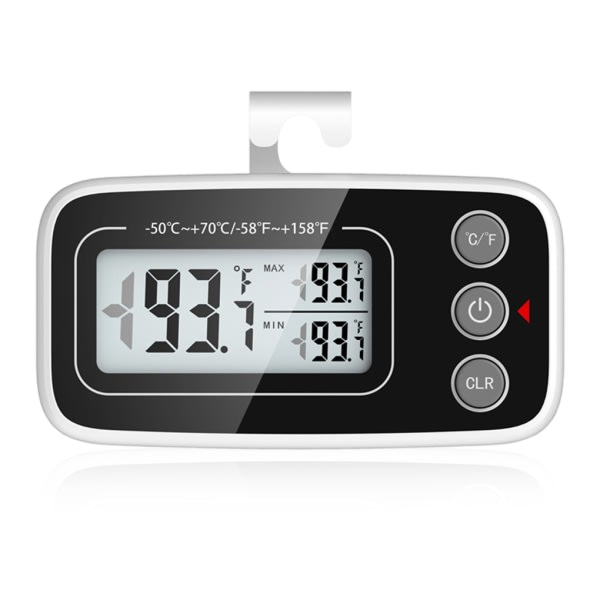 Kylskåpstermometer Frys Temperaturmätare Sensor LCD as the picture