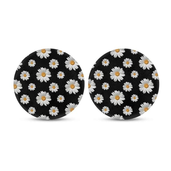 Bilmattor, Bilmattor för mugghållare 2-pack Chrysanthemum C