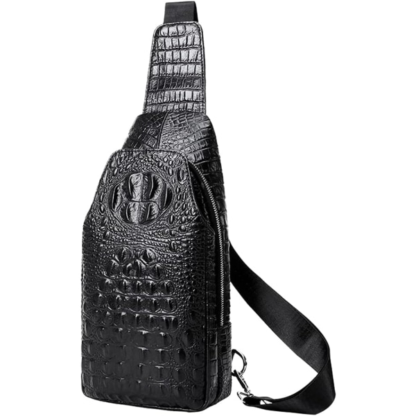 Axelremsväska i läder Crossbody-väska Herr Dam Resor Utomhussporter, Ryggsäckar