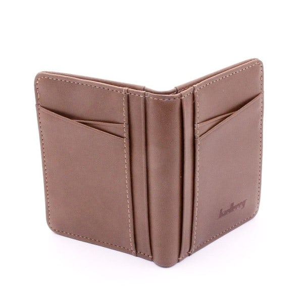 Kortplånbok / Korthållare EZ Bifold Vertical PU - Brun Brun