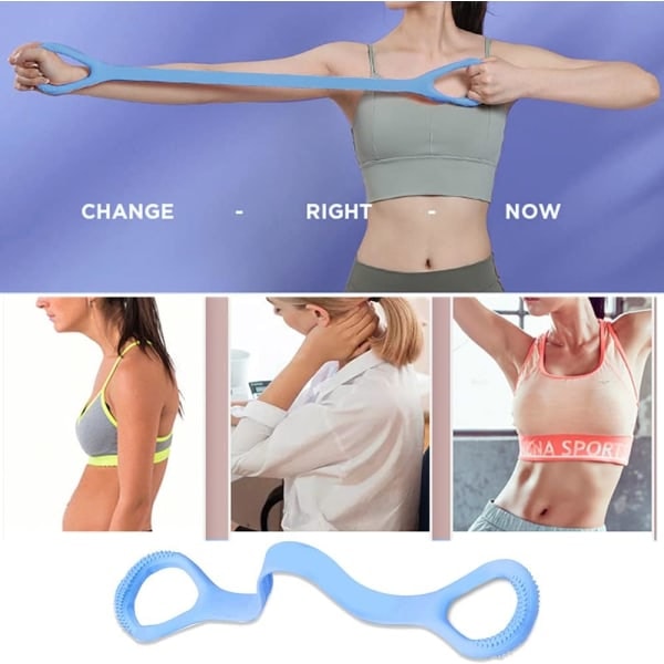 Fitness motståndsband, elastiskt tränings elastiskt rep ren