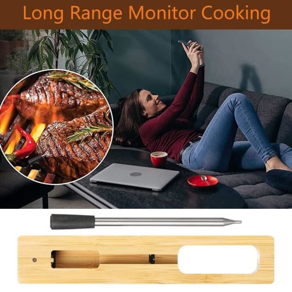 Trådlös grilltermometer stektermometer
