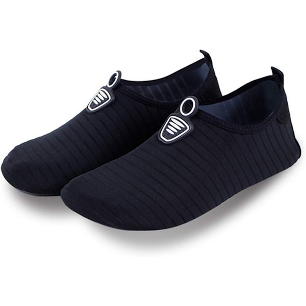 Vattenskor barfota bekväma andas svarta 44-45EU） Black 44-45EU