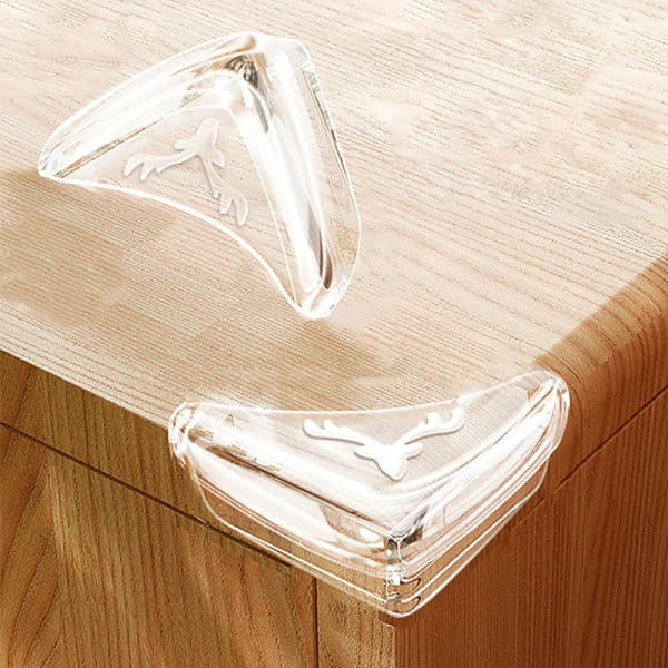 2st Transparent Älgbord Hörn Barn Bump Prevention Skydda Transparent