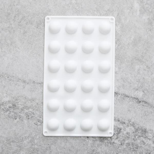 Hemisphere 24st Silikonform Kupol | Form Form Vit Vit