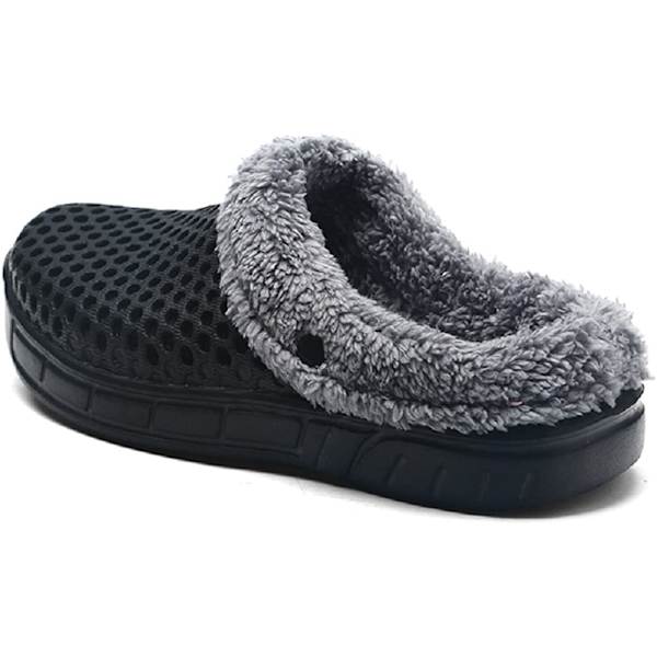 Mules Slip On Trädgårdsskor Varm vintertofflor,svart,270 black 270