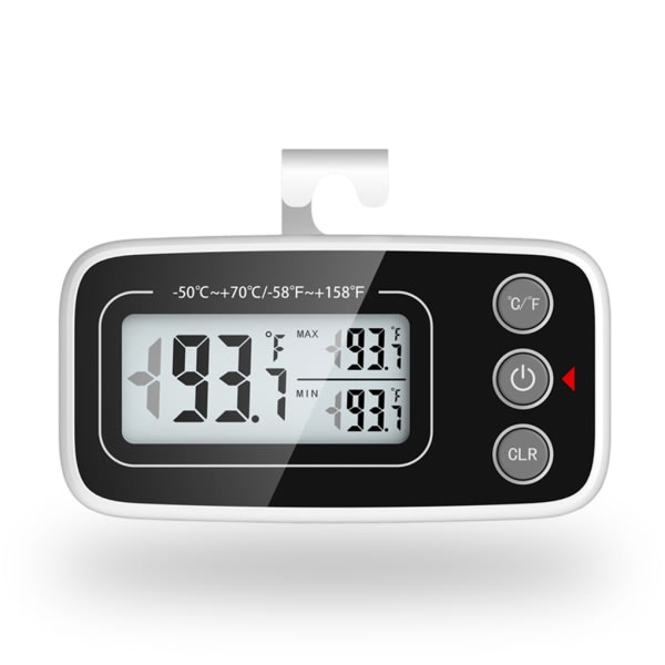 Kylskåpstermometer Frys Temperaturmätare Sensor LCD as the picture