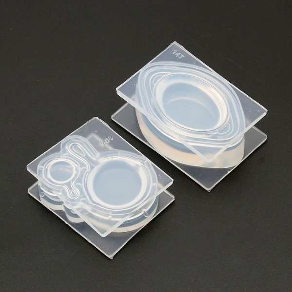 Mini Pan Pot Form Epoxi Harts Form DIY Craft Heminredning
