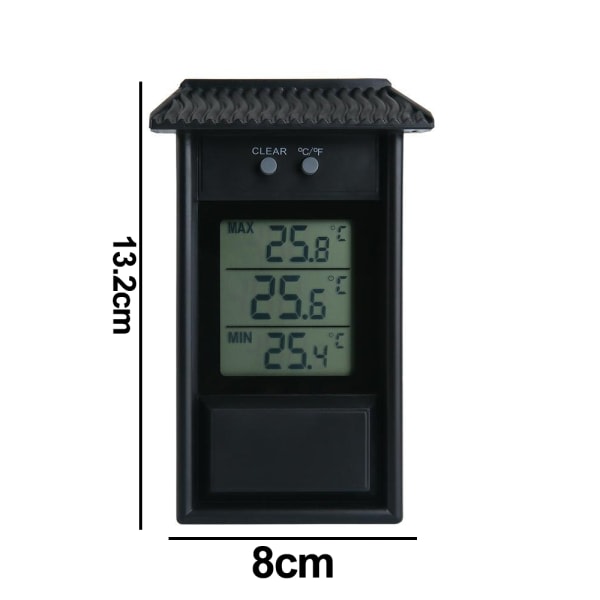 Digital Max Min Växthustermometer