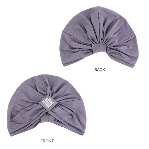 Trä daier stretch turban cap hot drill etnisk cap (6 färger)