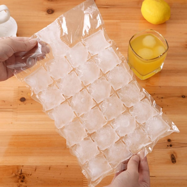 Ispåsar, 24-isbitar x 10-Påsar Transparent