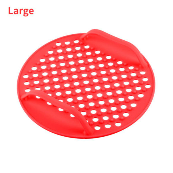 Återanvändbara Air Fryer Liners Non-Stick Silikon Pad Mat Korg red L