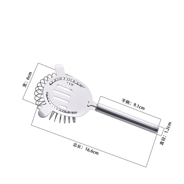 5 delar set mixer mixer set bartillbehör 550 ml rostfritt stål
