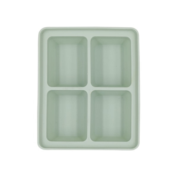 Silikon form med lock 4 galler Easy Release Ice Cube Box