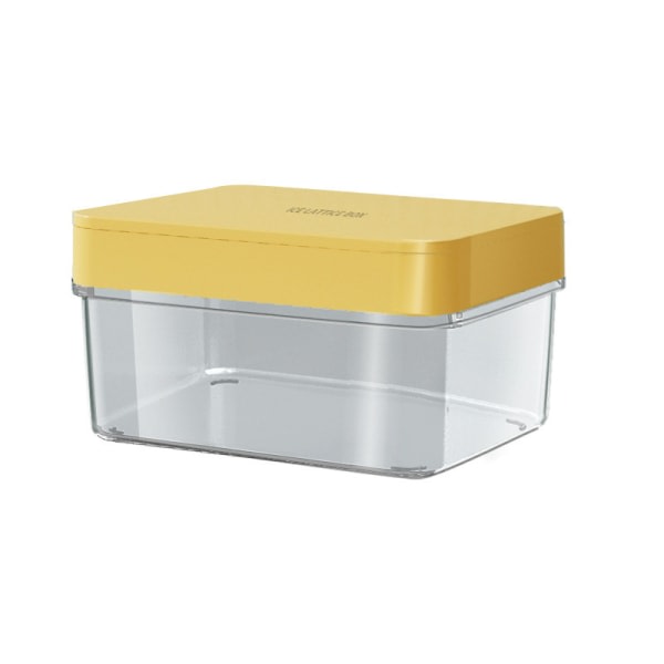 Isbox Frys med lock, utrymmesbesparande, stapelbar design, diskmaskinsäker，Isbox med lock för hemmet, paket om 2