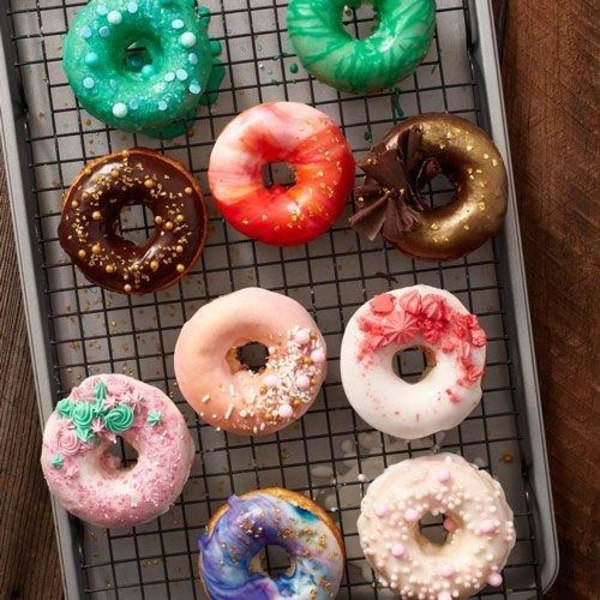 Bakplåt för Donuts, 6 st Silver-Top - Patisse Silver