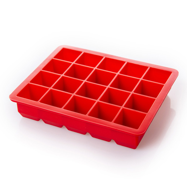 Mini Frysbehållare Set, olika storlekar röd