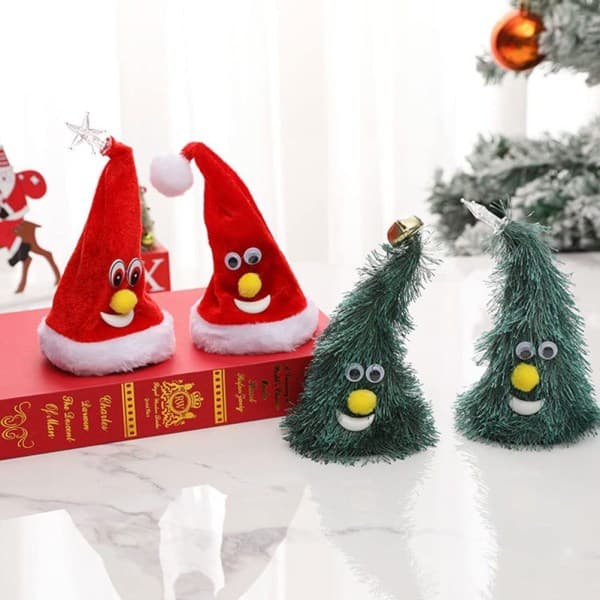 2 st Christmas Luminous Swing Electric Music Tree