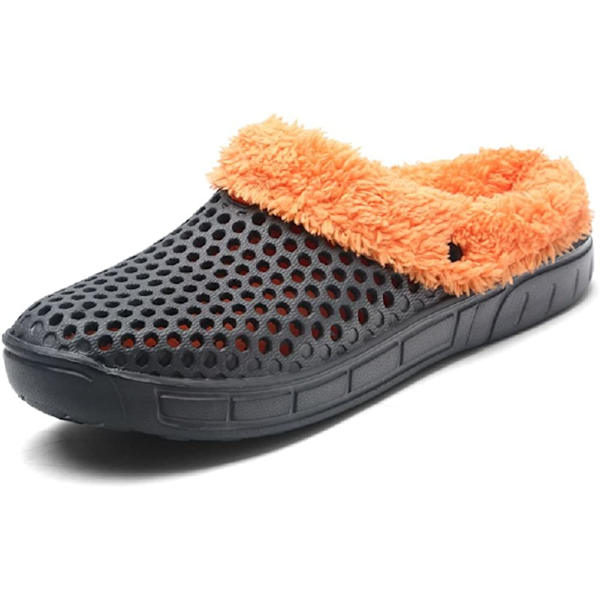 Mules Slip On Trädgårdsskor Varm vintertofflor,orange,260 orange 260