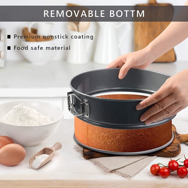Set, 3 set, Nonstick läckagesäker kakplåtsform Cheesecakeplåt