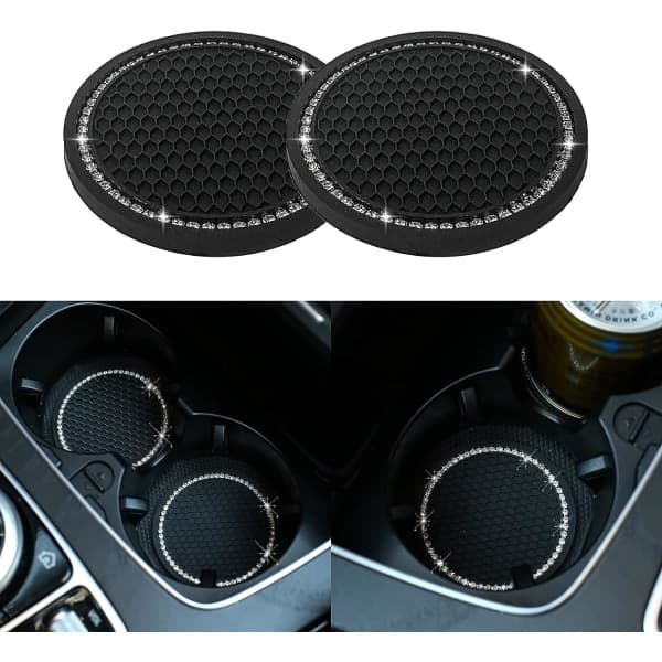 Bilkopphållare, 2-pack Universal Auto Anti Slip Cup