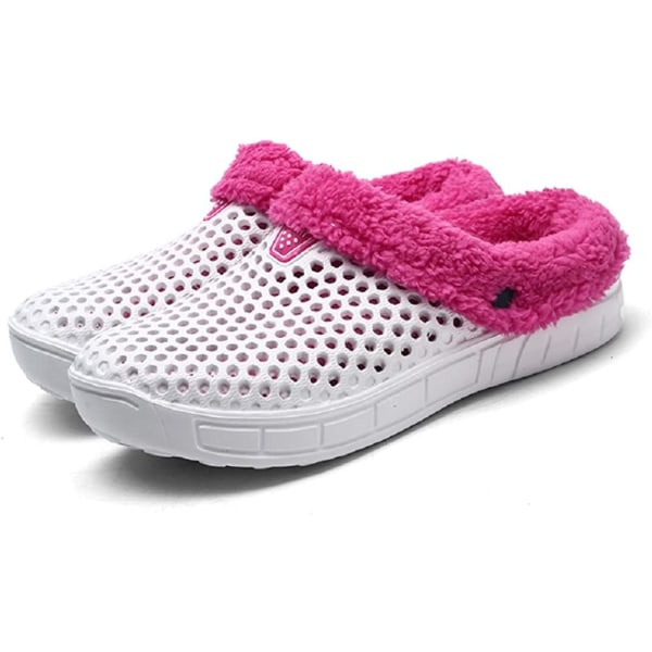 Mules Slip On Trädgårdsskor Varm vintertoffel, vit,255 white 255