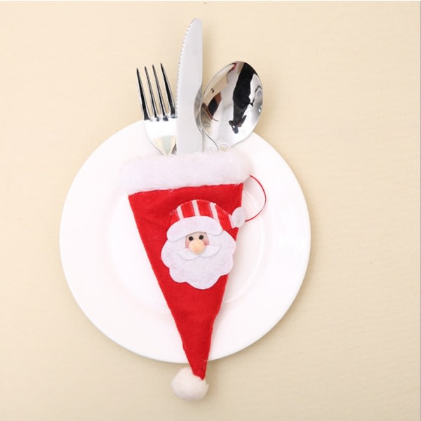 12st julbestickdekor Tomtehatt Bestickpåsetillbehör