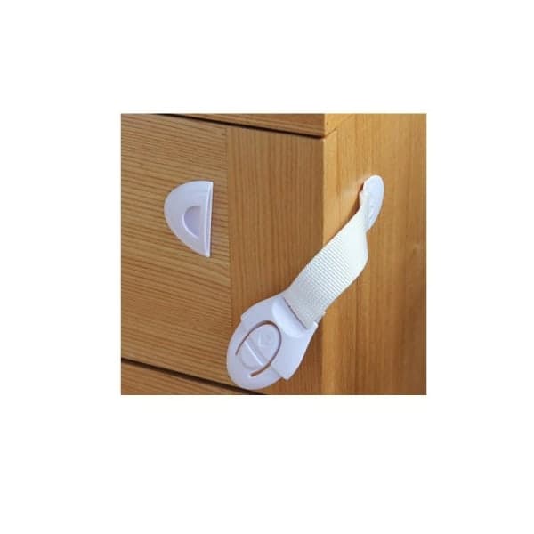 3-PACK Barnspärr Skåpspärr Vit