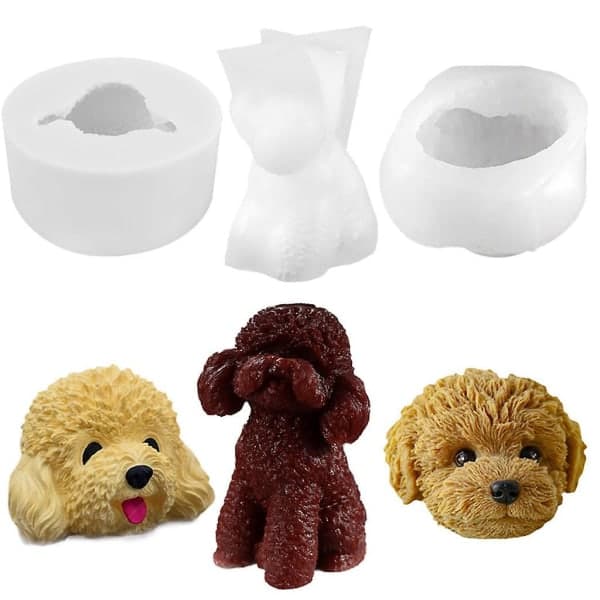 Hund Kristall Form Doft Mould