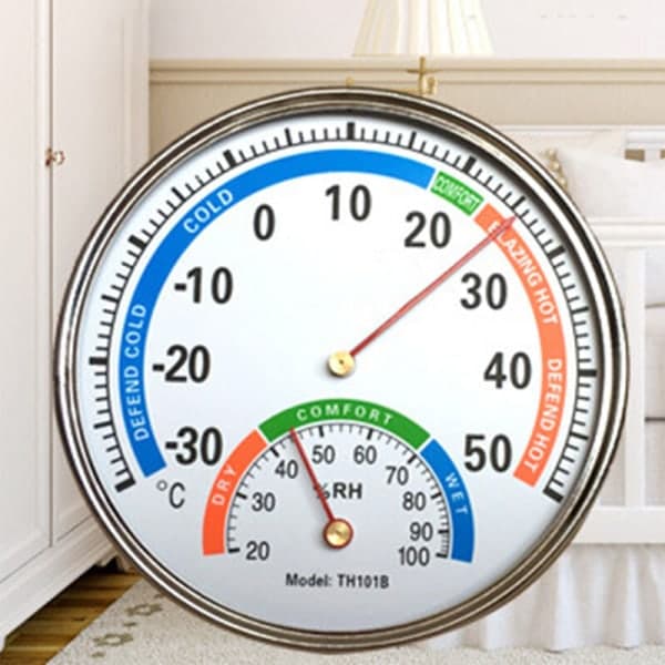 Termometer Hygrometer Pointer Typ Full Metal Mul