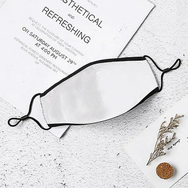 Tvättbar återanvändbar ansiktsmask Lätt design ansiktsmask Lämplig för vuxna/barn Återanvändning
