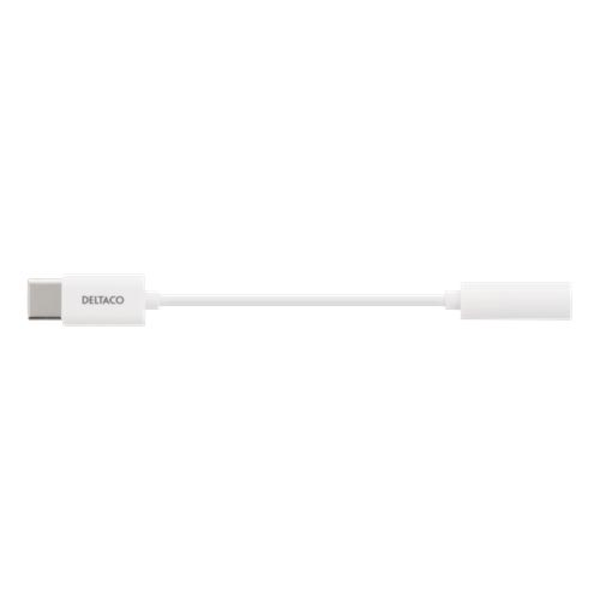 DELTACO USB-C till 3,5 mm adapter