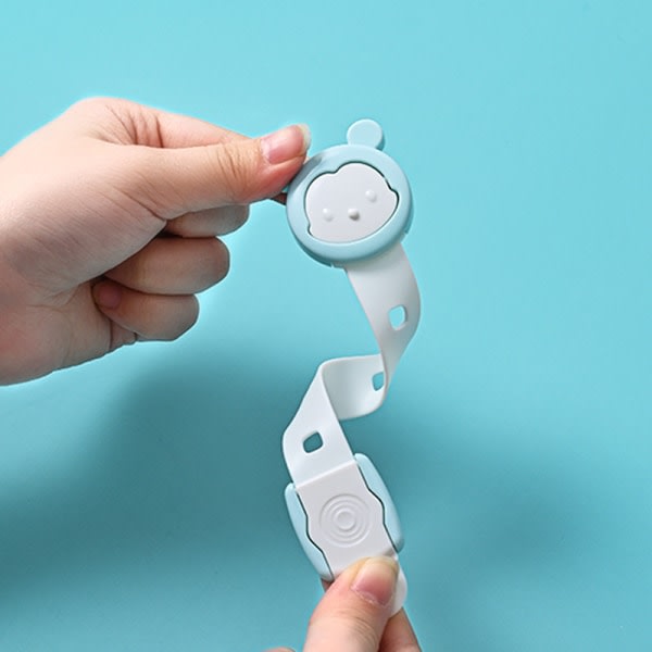 3st Justerbart baby anti-clip handlås barnsäkerhetslås grey