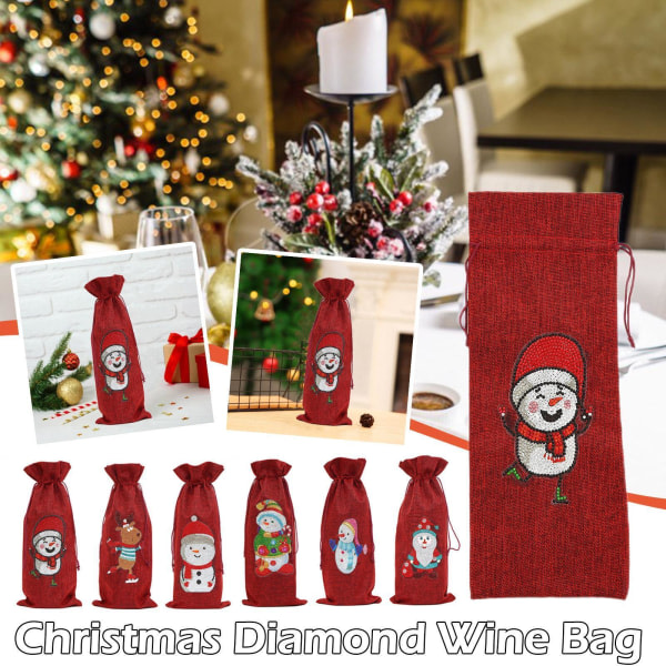 Special Drill Wine Bottle Covers Kit för julbord dec