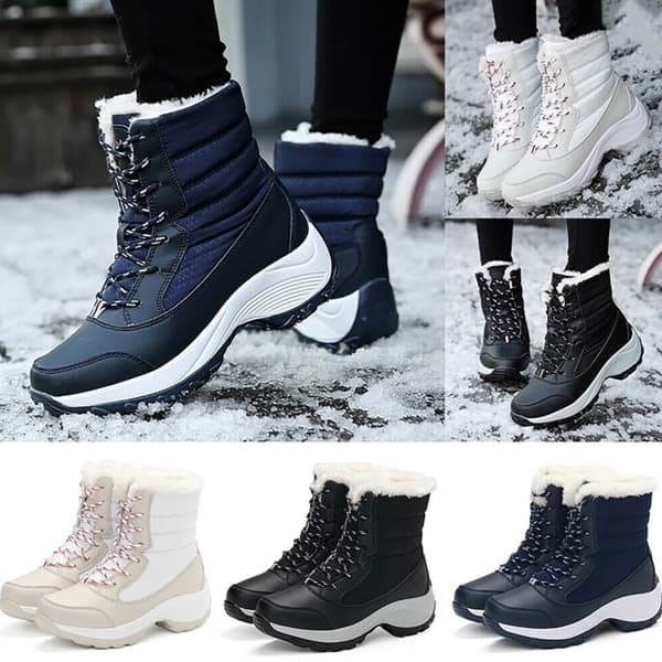 Dammode snöstövlar vintersvarta 38