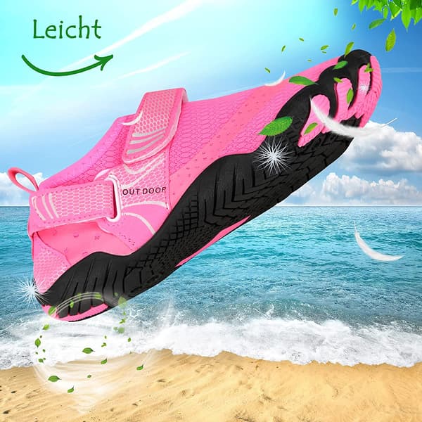 Strandskor, sportvattenskor yogaskor (rosa röda) 41EU rose red 41EU