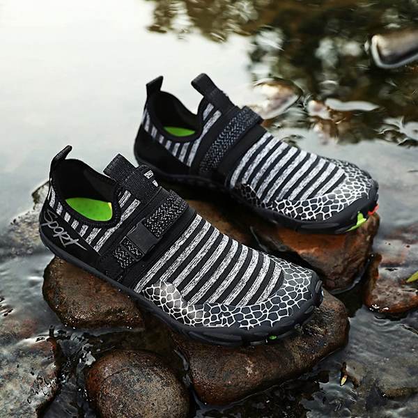 Men Beach Swim Pool Shoes Quick-Dry Sneakers,svarta,EU 40 black EU 40