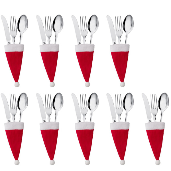10 Mini Tomteluva Juldekor, julklappsdekoration