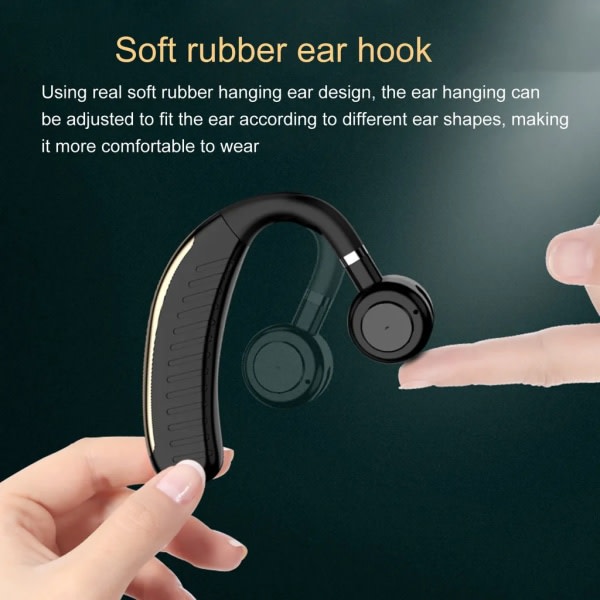 X10 Headset Bluetooth 5.0 vridbar trådlös minihörlurstelefon Svart
