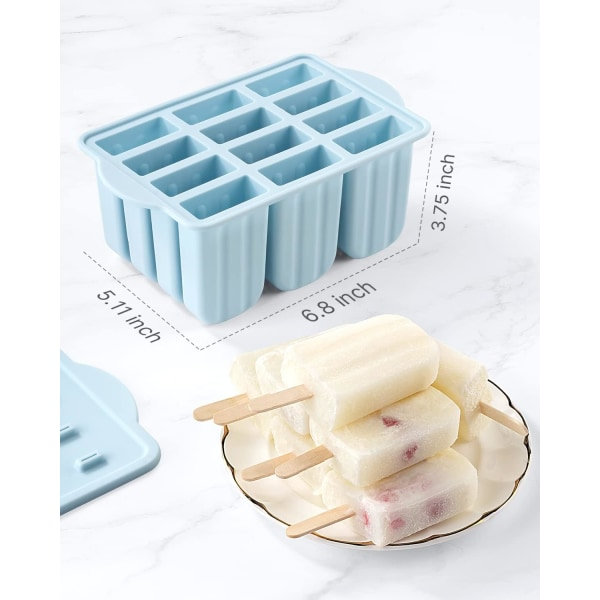 Popsicles Molds. 12 bitar molds
