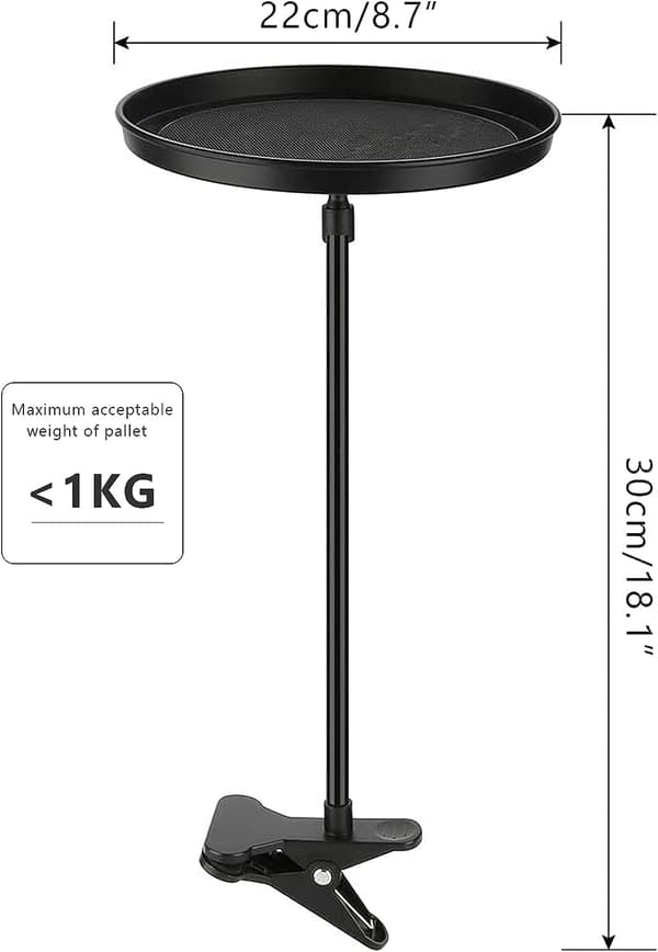 Justerbar matbricka för bil, 360° halkfri vridbar bilbricka, Drickkaffe Snacks Vikbar matbricka